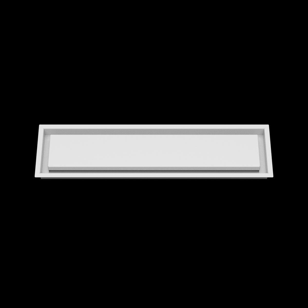 6x25 wall vent cover, front view