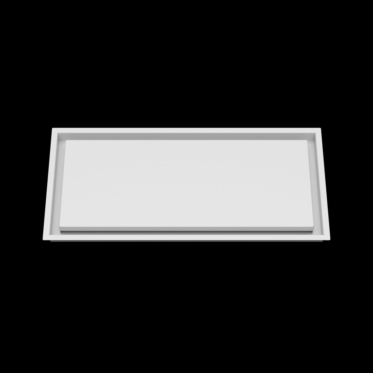 11x24 wall vent cover, front view