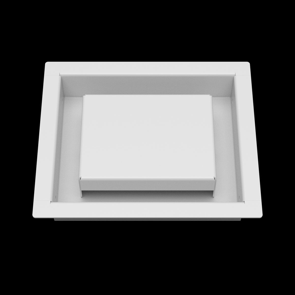 5x6 wall vent cover, front view