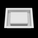 5x6 wall vent cover, front view