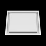 10x12 wall vent cover, front view