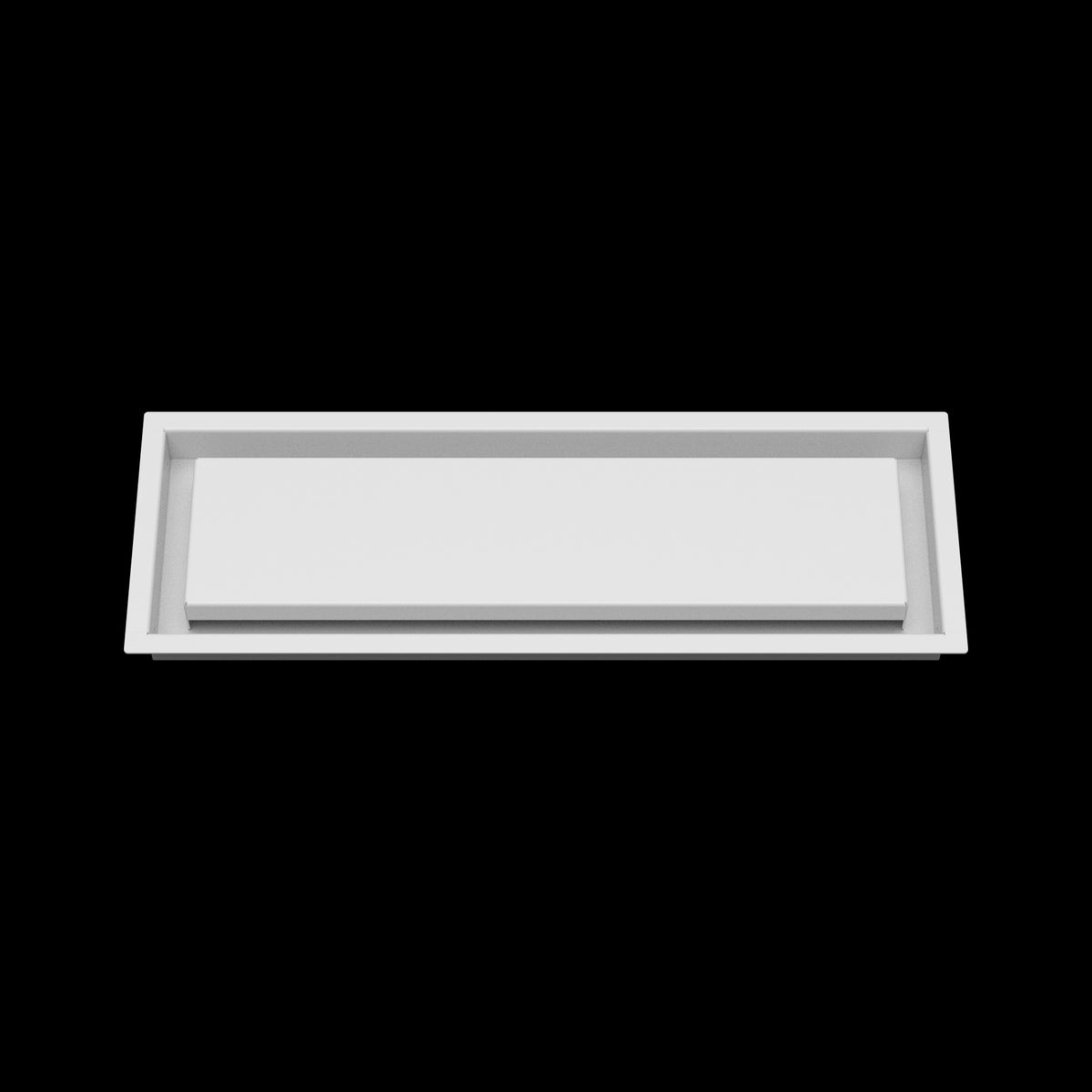 6x19 wall vent cover, front view