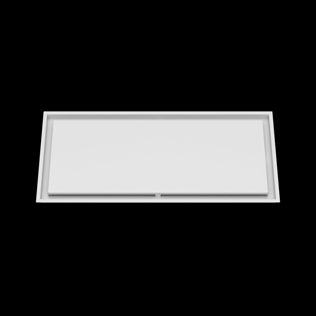 15x34 ceiling vent cover, front view
