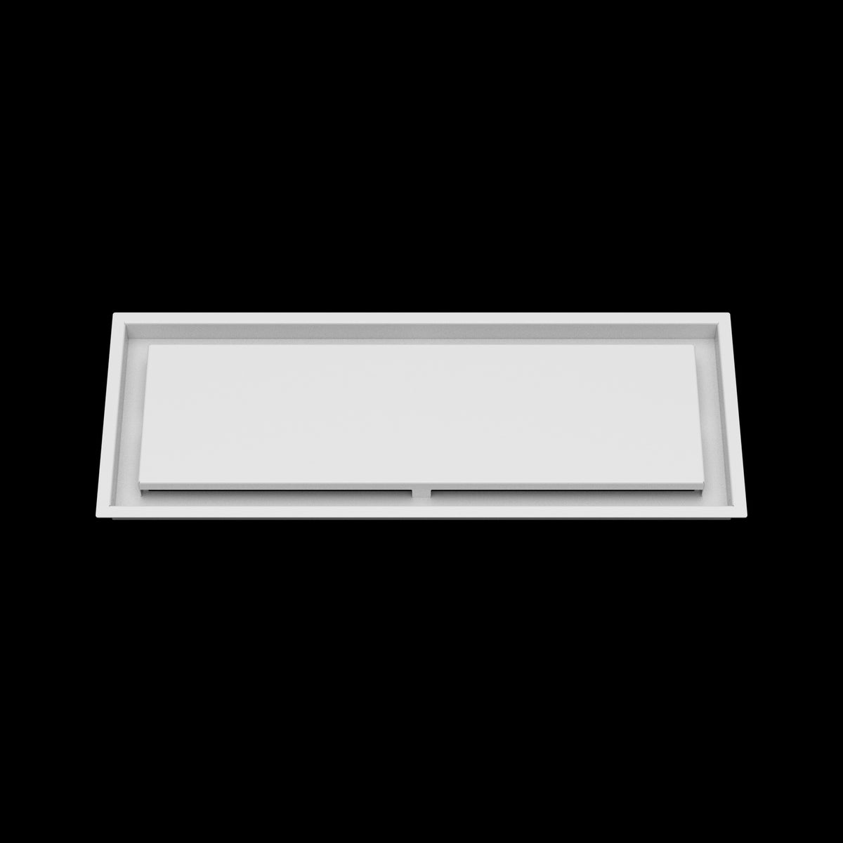 9x25 ceiling vent cover, front view