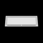 9x25 ceiling vent cover, front view
