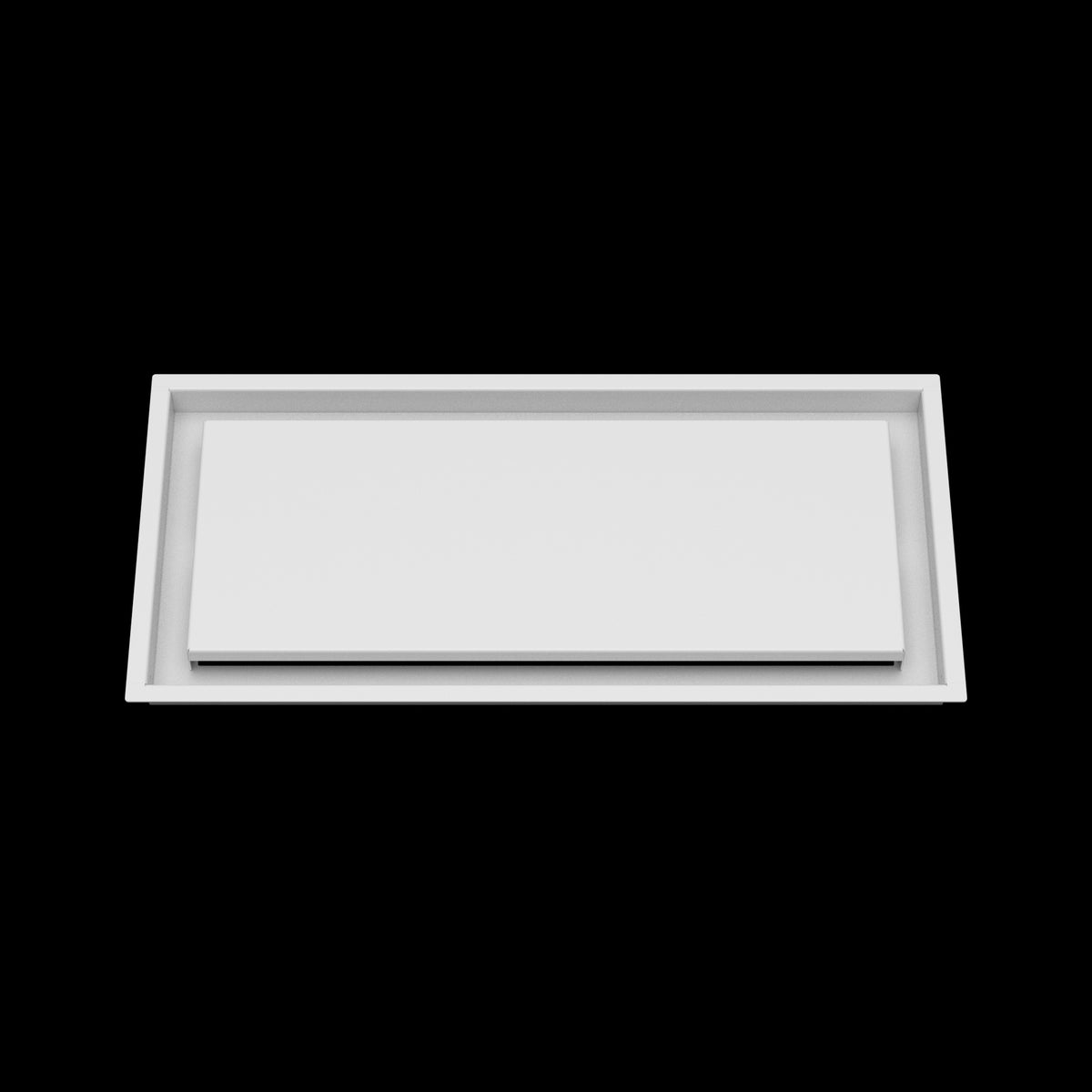 10x22 ceiling vent cover, front view