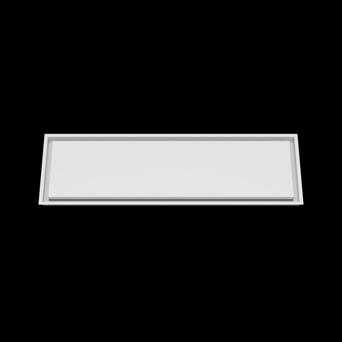 12x39 wall vent cover, front view