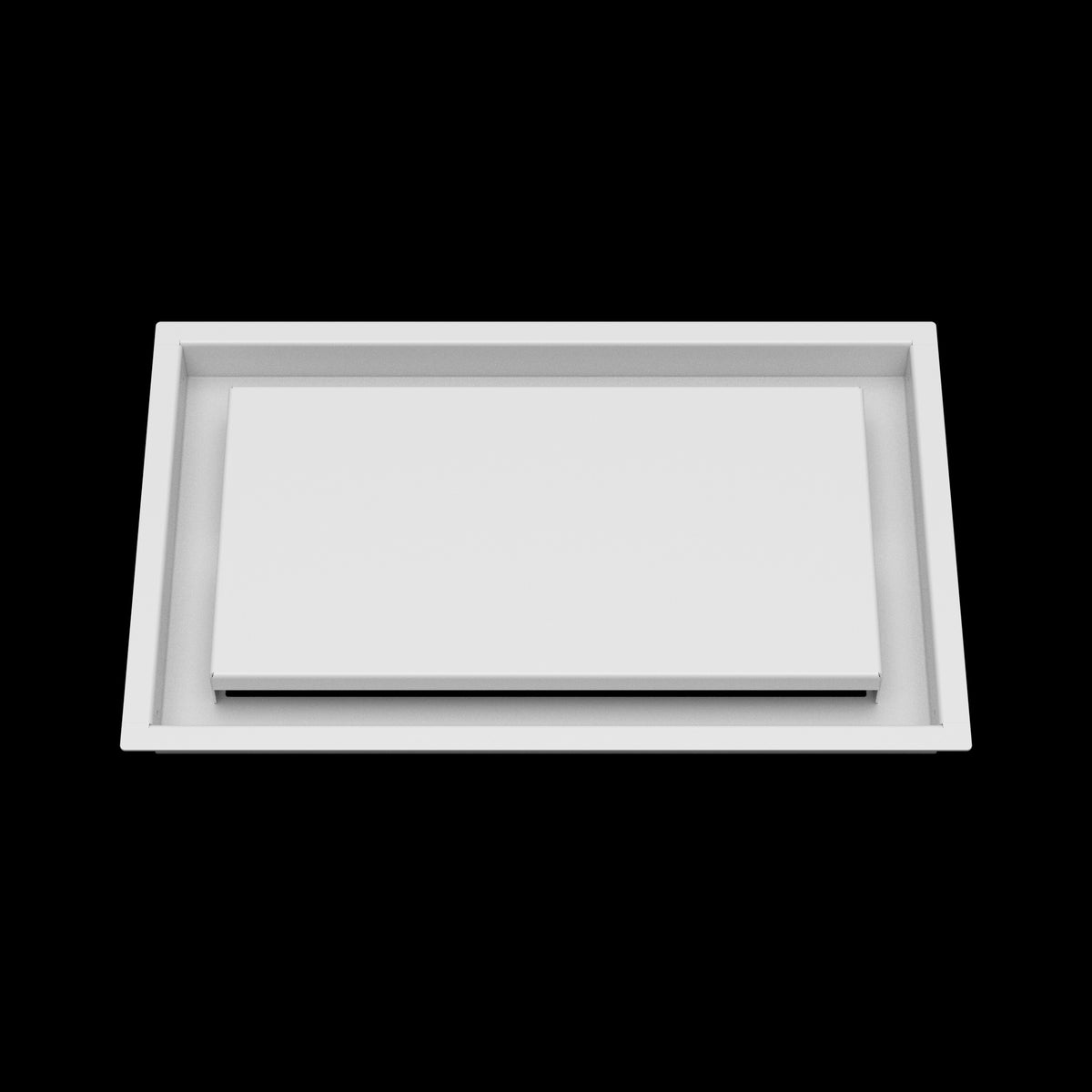 9x15 ceiling vent cover, front view