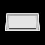 9x15 ceiling vent cover, front view