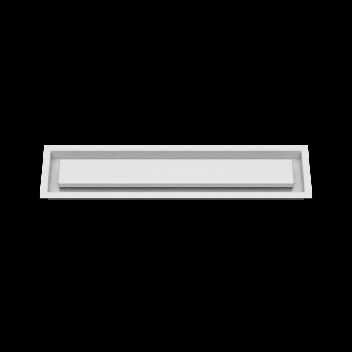 4x20 ceiling vent cover, front view