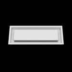 6x16 ceiling vent cover, front view