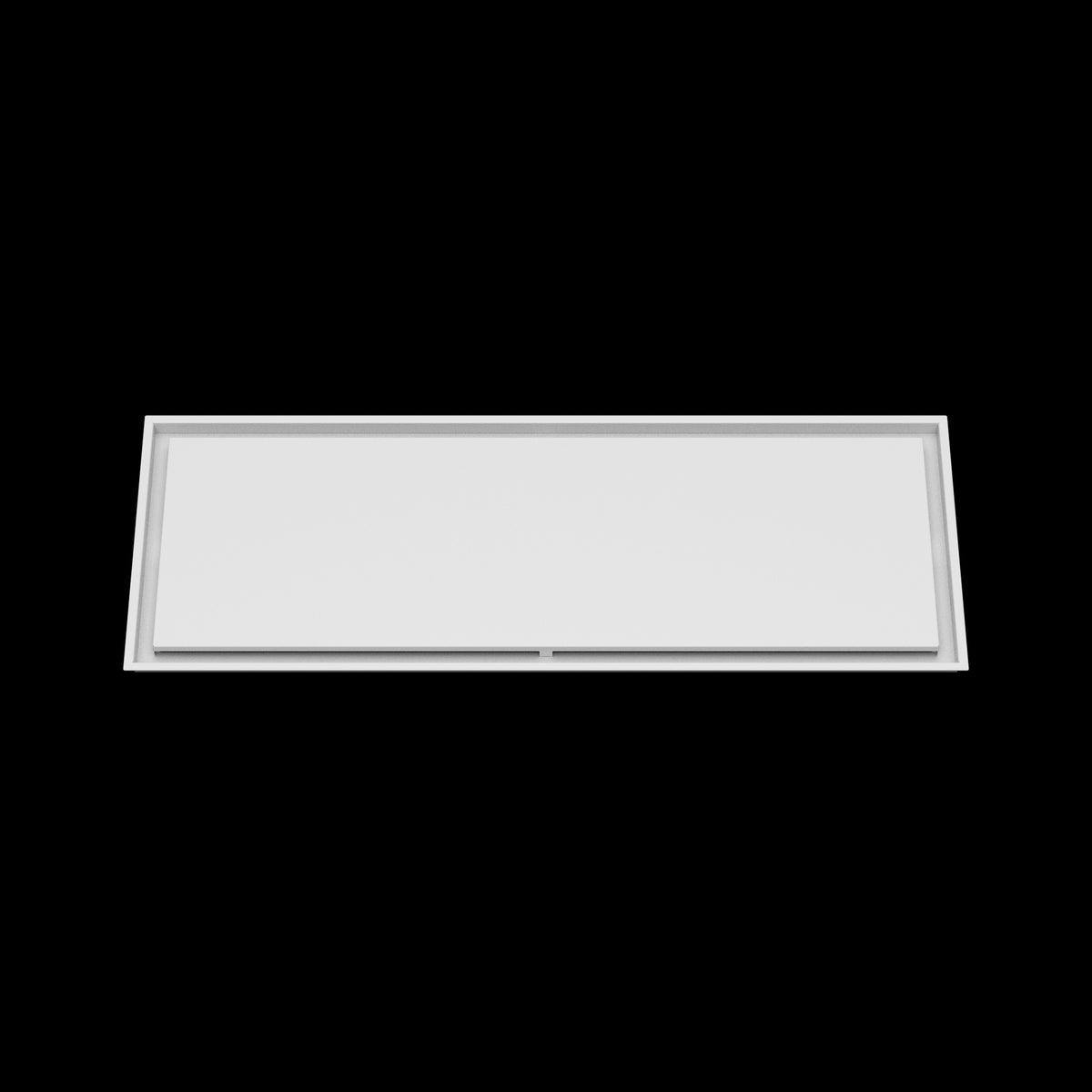 17x48 ceiling vent cover, front view