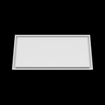 17x33 wall vent cover, front view