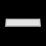 9x36 wall vent cover, front view