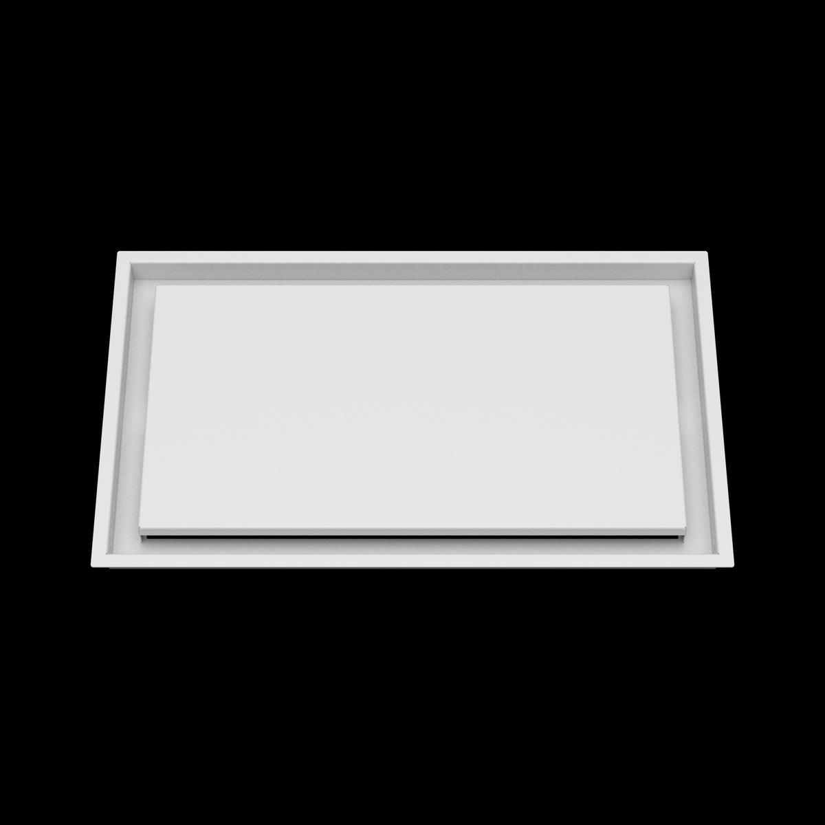 13x22 ceiling vent cover, front view