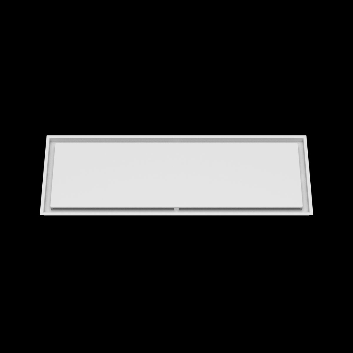 15x44 ceiling vent cover, front view