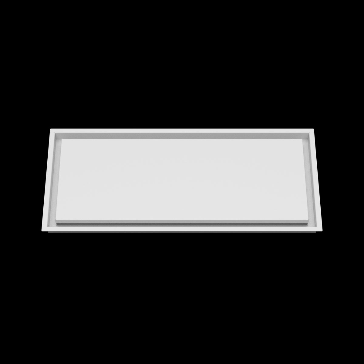 12x28 wall vent cover, front view
