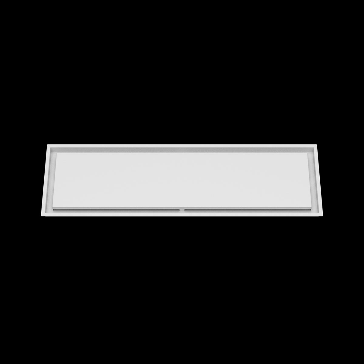 12x41 ceiling vent cover, front view