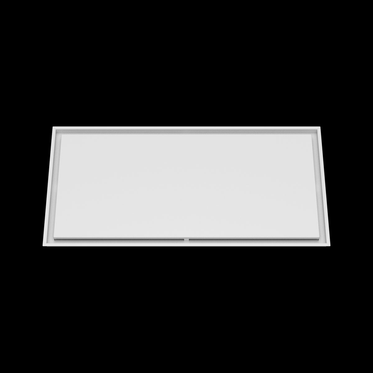 22x44 ceiling vent cover, front view