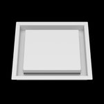 8x9 wall vent cover, front view