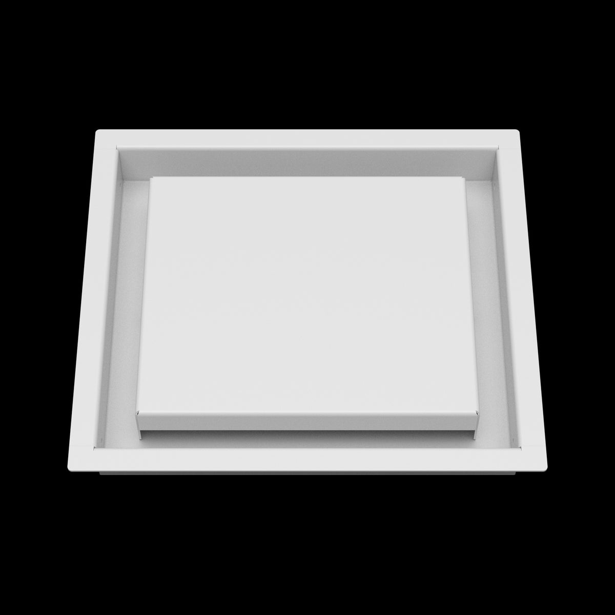 8x9 wall vent cover, front view