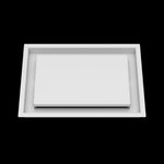 9x13 ceiling vent cover, front view