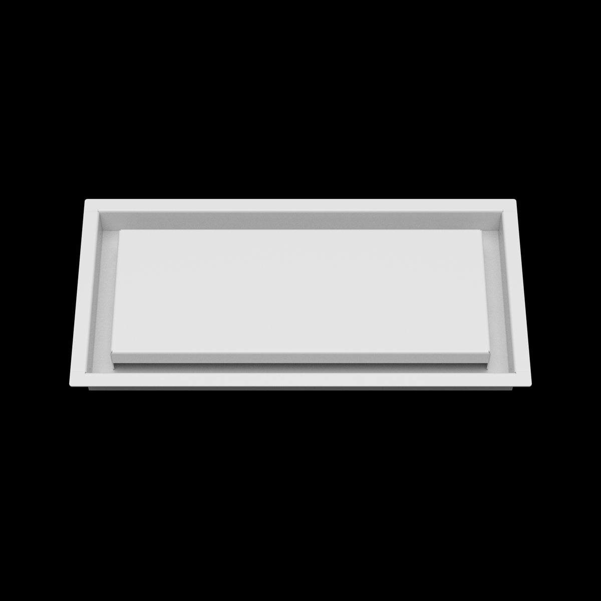 7x15 wall vent cover, front view