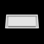 7x15 wall vent cover, front view