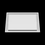 13x19 ceiling vent cover, front view