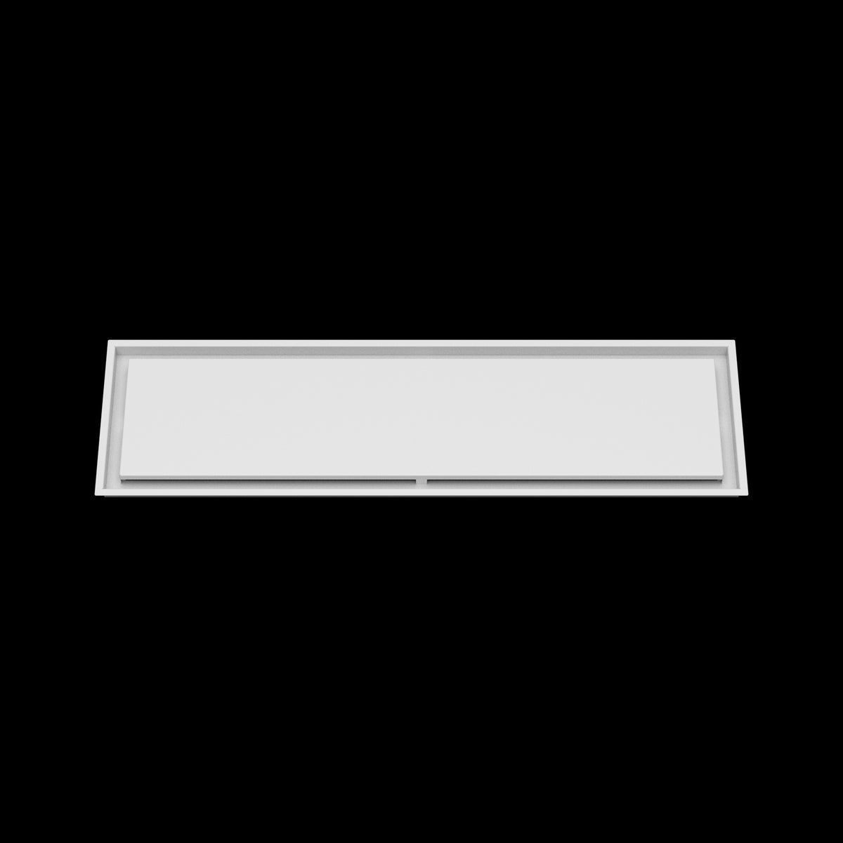 12x44 ceiling vent cover, front view