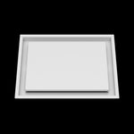 12x16 ceiling vent cover, front view