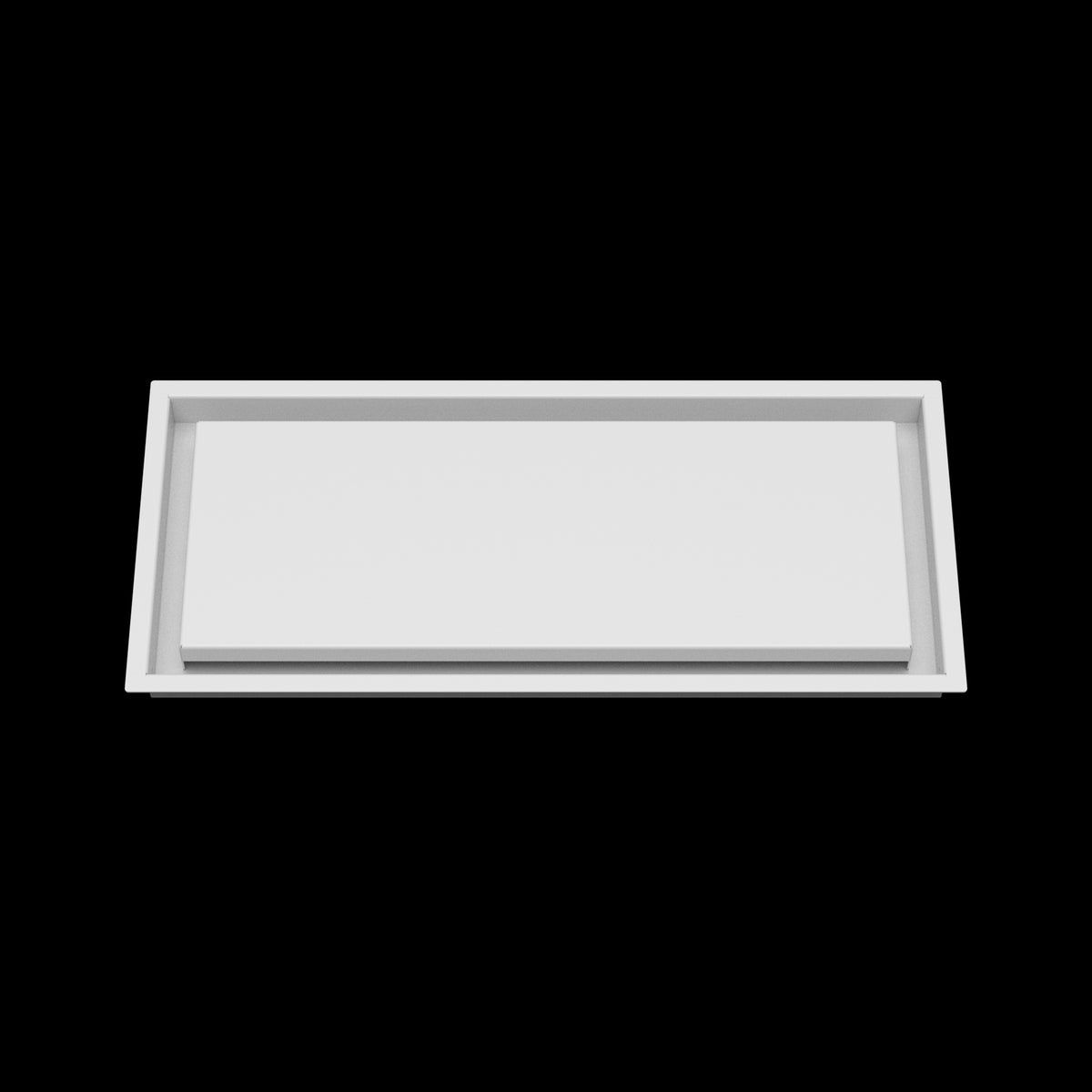 9x21 wall vent cover, front view