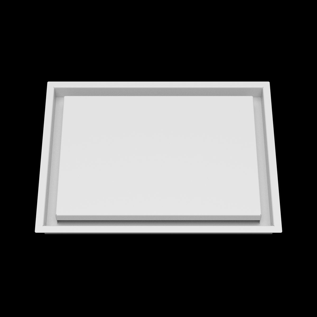 12x16 wall vent cover, front view