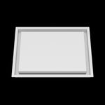 12x16 wall vent cover, front view