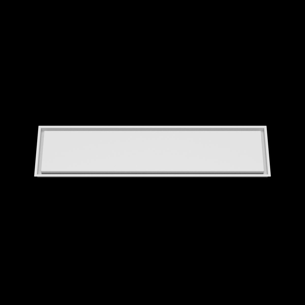 12x49 wall vent cover, front view