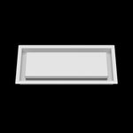 6x14 wall vent cover, front view