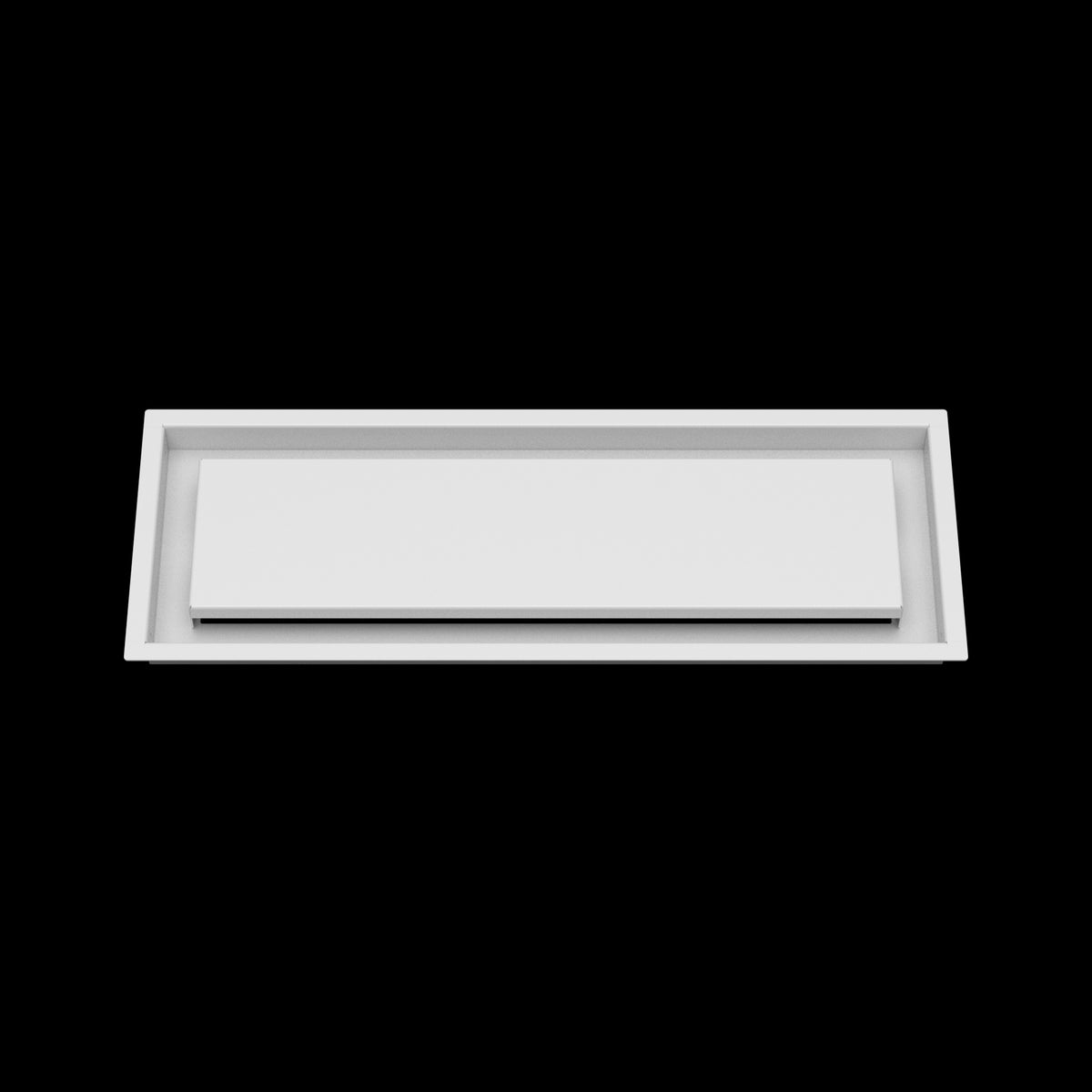 7x21 ceiling vent cover, front view