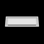 7x21 ceiling vent cover, front view