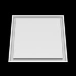 20x20 ceiling vent cover, front view