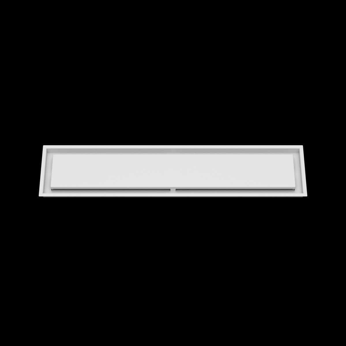 8x38 ceiling vent cover, front view
