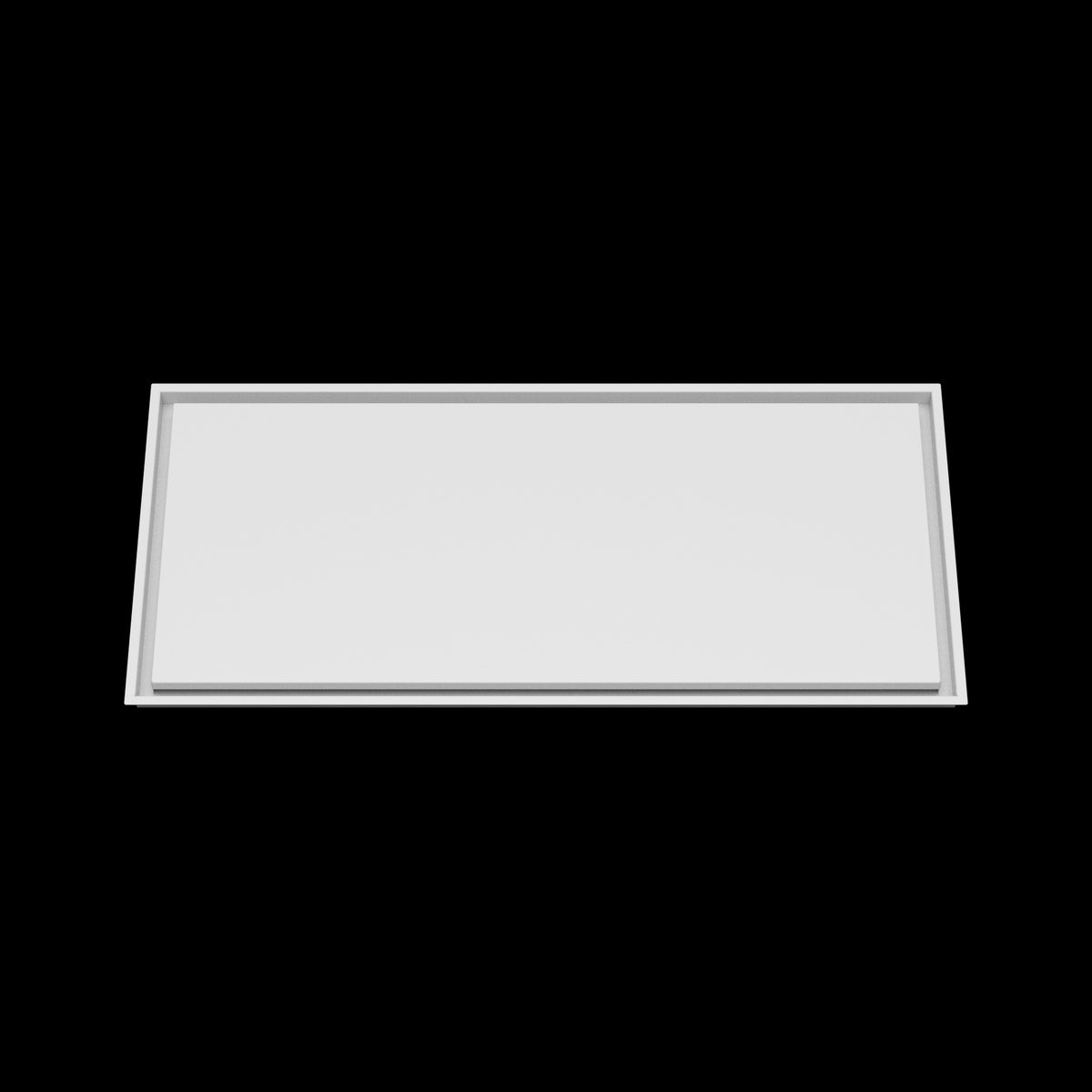20x44 wall vent cover, front view