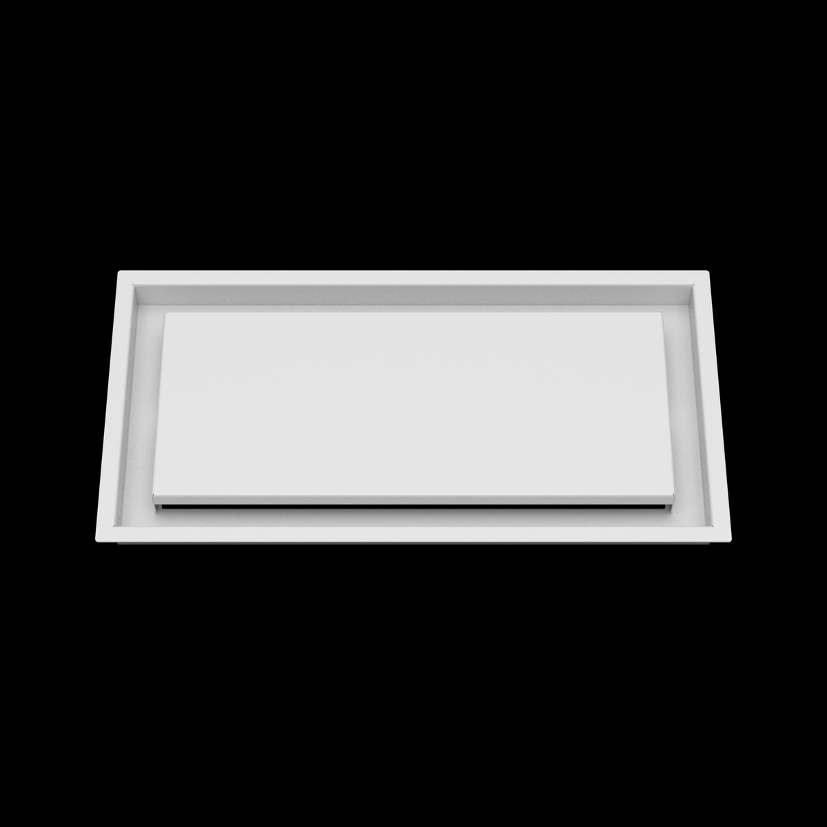 9x18 ceiling vent cover, front view