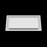 9x18 ceiling vent cover, front view