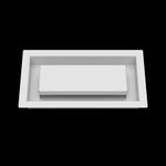 4x8 ceiling vent cover, front view