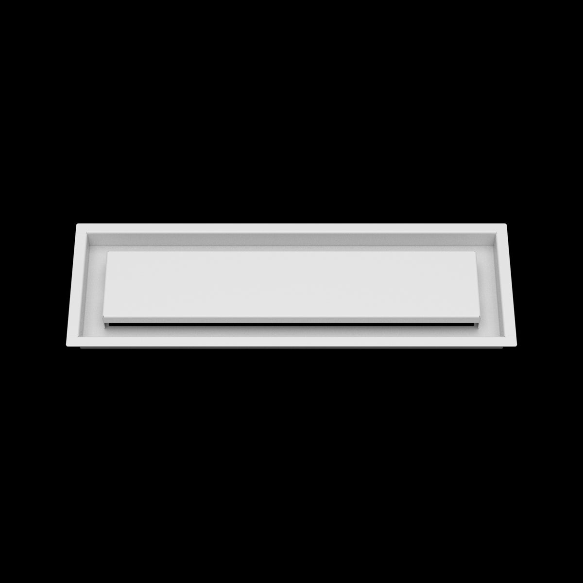 6x20 ceiling vent cover, front view