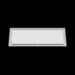 12x33 ceiling vent cover, front view