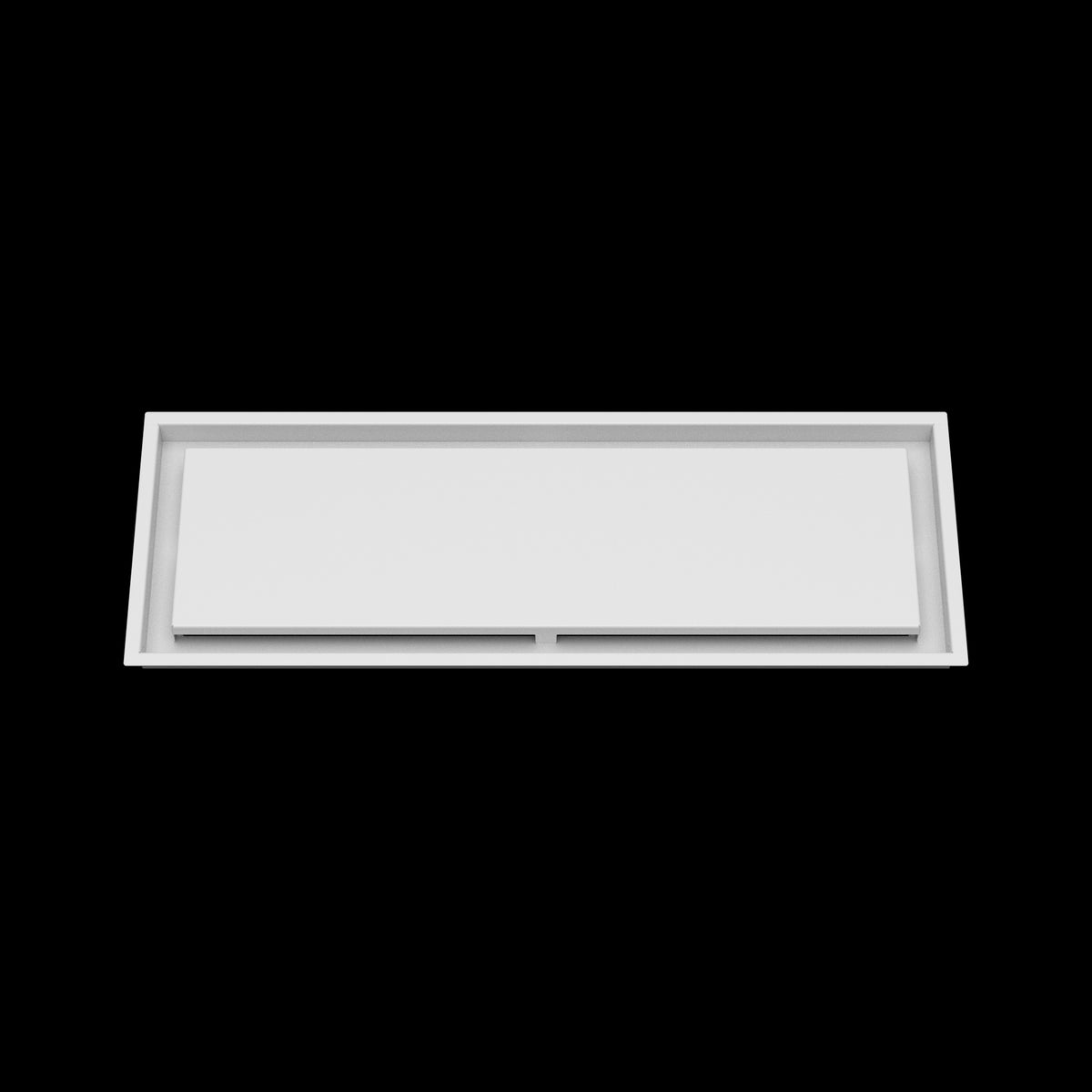 10x29 ceiling vent cover, front view