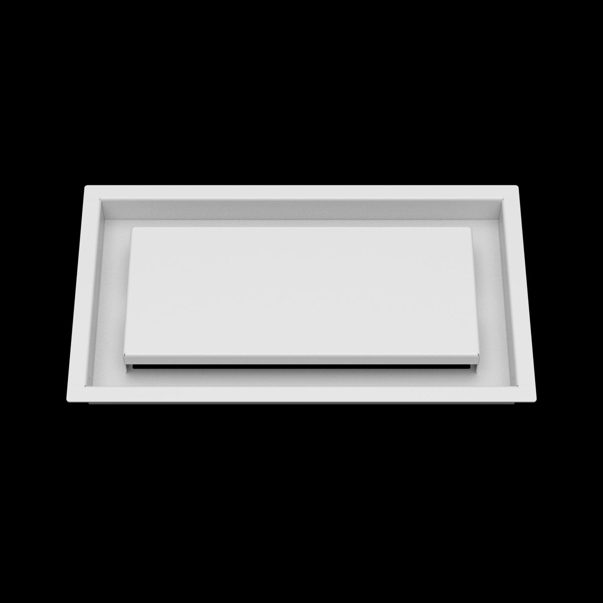 7x13 ceiling vent cover, front view