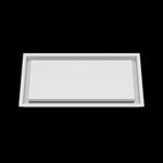 9x18 wall vent cover, front view