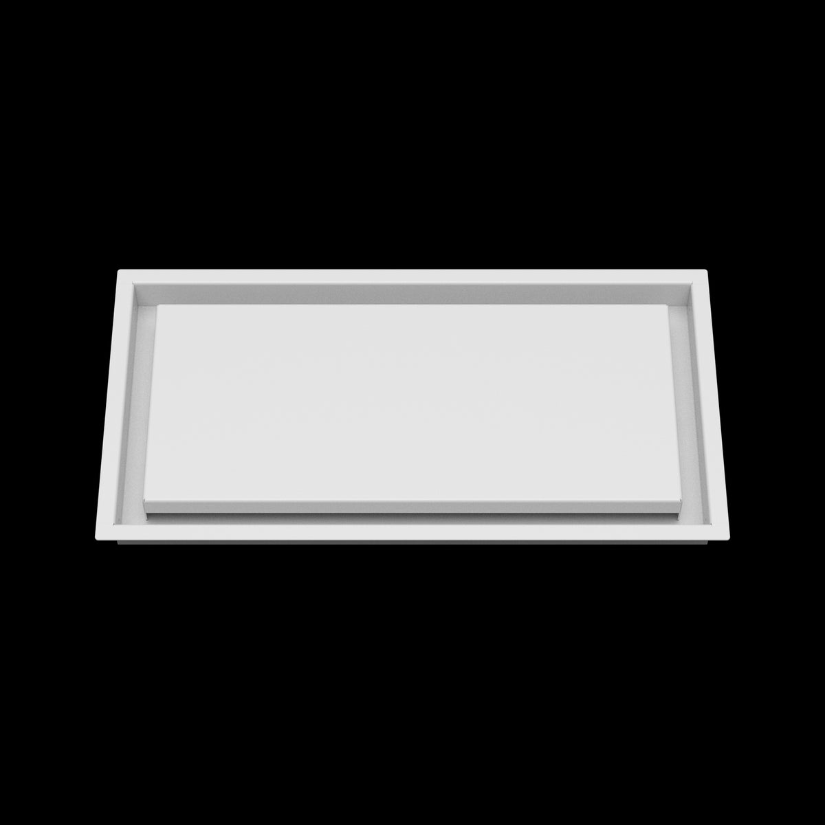 9x18 wall vent cover, front view